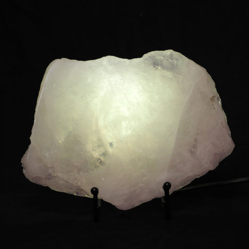 Natural Sliced Rose Quartz Crystal Lamp CF 828-1 | Himalayan Salt Factory