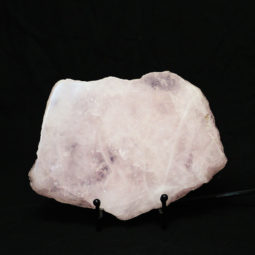 Natural Sliced Rose Quartz Crystal Lamp CF 828 | Himalayan Salt Factory