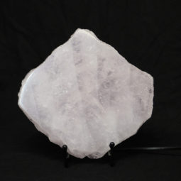 Natural Sliced Rose Quartz Crystal Lamp CF 830 | Himalayan Salt Factory