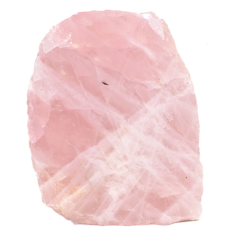 Rose Quartz Polished Slab Plate S910 3 Rose Quartz Polished Slab Plate S910 | Himalayan Salt Factory