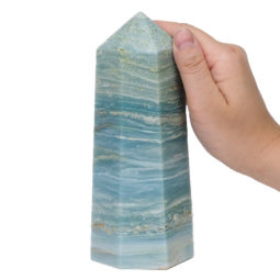 Amazonite Terminated Point DS727 5 Amazorite Terminated Point - Large DS727 | Himalayan Salt Factory