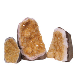 2.09kg Citrine Crystal Geode Specimen Set 3 Pieces N399 7 Citrine Crystal Geode Specimen Set 3 Pieces N399 | Himalayan Salt Factory
