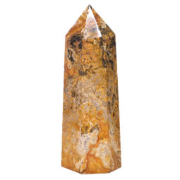 Crazy Lace Agate Terminated Point - Large DS728 | Himalayan Salt Factory
