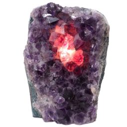 Natural Amethyst Crystal Lamp DN25 | Himalayan Salt Factory