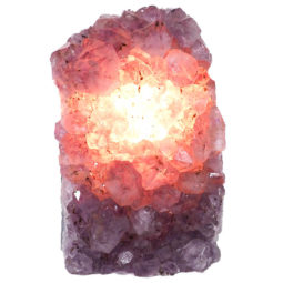 Natural Amethyst Crystal Lamp DN35 | Himalayan Salt Factory
