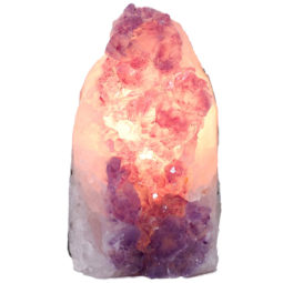 Natural Amethyst Crystal Lamp DN36 | Himalayan Salt Factory
