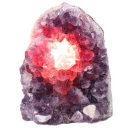 Natural Amethyst Crystal Lamp DN37 | Himalayan Salt Factory