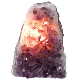 Natural Amethyst Crystal Lamp DN42 | Himalayan Salt Factory