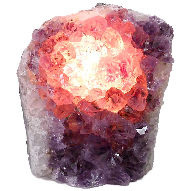 2.29kg Natural Amethyst Crystal Lamp DN45 4 Natural Amethyst Crystal Lamp DN45 | Himalayan Salt Factory