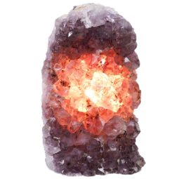 Natural Amethyst Crystal Lamp DN49 | Himalayan Salt Factory