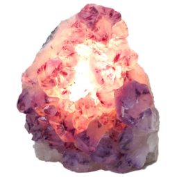 3.31kg Natural Amethyst Crystal Lamp DN60 6 Natural Amethyst Crystal Lamp DN60 | Himalayan Salt Factory