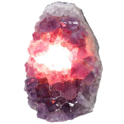 Natural Amethyst Crystal Lamp DN64 | Himalayan Salt Factory
