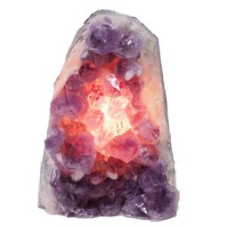 Natural Amethyst Crystal Lamp DS763 | Himalayan Salt Factory