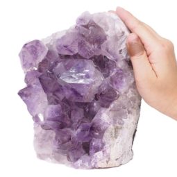 3.24kg Natural Amethyst Crystal Lamp DS770 7 Natural Amethyst Crystal Lamp DS770 | Himalayan Salt Factory