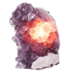 Natural Amethyst Crystal Lamp DS774 | Himalayan Salt Factory