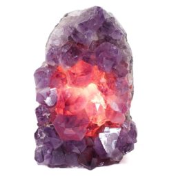 Natural Amethyst Crystal Lamp DS775 | Himalayan Salt Factory