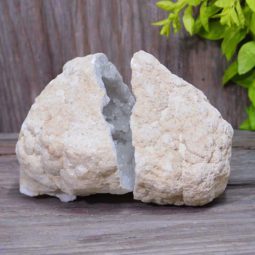 Natural Calcite Geode Pair Set S959 | Himalayan Salt Factory