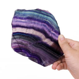 Natural Rainbow Fluorite Polished Slab Plate S953 | Himalayan Salt Factory