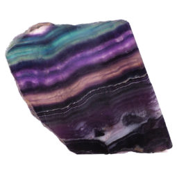 Natural Rainbow Fluorite Polished Slab Plate S958