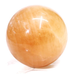 Orange Calcite Sphere DS758-1 | Himalayan Salt Factory