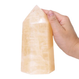 Orange Calcite Terminated Point DS736 | Himalayan Salt Factory