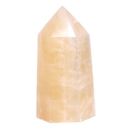 Orange Calcite Terminated Point DS736 | Himalayan Salt Factory