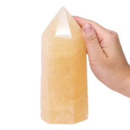 Orange Calcite Terminated Point DS737 5 Orange Calcite Terminated Point DS737 | Himalayan Salt Factory