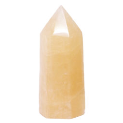 Orange Calcite Terminated Point DS737 | Himalayan Salt Factory