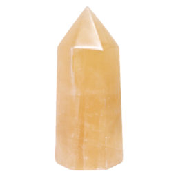 Orange Calcite Terminated Point DS740 | Himalayan Salt Factory
