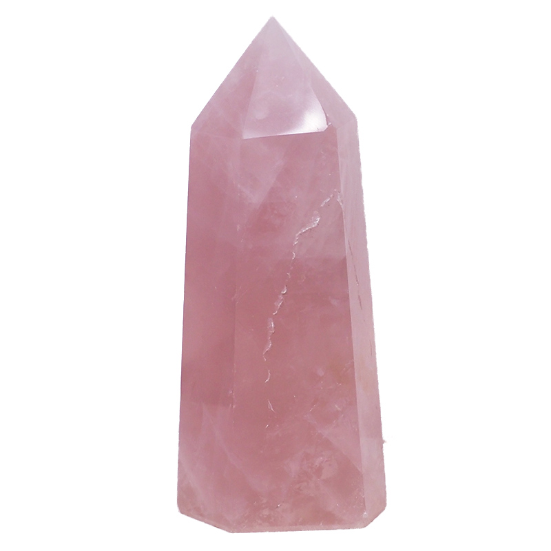 Rose Quartz Terminated Point DS731 5 Rose Quartz Terminated Point - Large DS731 | Himalayan Salt Factory