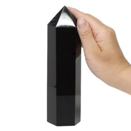 Large Obsidian Terminated Point DS797 | Himalayan Salt Factory