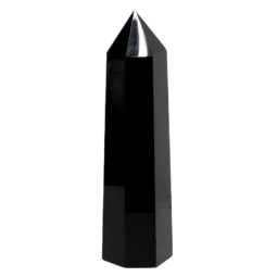 Large Obsidian Terminated Point DS798 | Himalayan Salt Factory