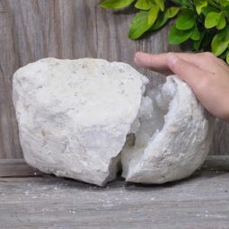 Natural Calcite Geode Pair Set N407 | Himalayan Salt Factory