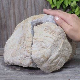 Natural Calcite Geode Pair Set N416 | Himalayan Salt Factory