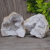 Natural Calcite Geode Pair Set N417 | Himalayan Salt Factory