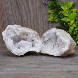 Natural Calcite Geode Pair Set N423 | Himalayan Salt Factory