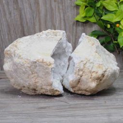 Natural Calcite Geode Pair Set N423 | Himalayan Salt Factory
