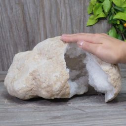 Natural Calcite Geode Pair Set N426 | Himalayan Salt Factory