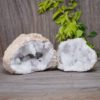 Natural Calcite Geode Pair Set S961 | Himalayan Salt Factory