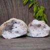 Natural Calcite Geode Pair Set S967 | Himalayan Salt Factory