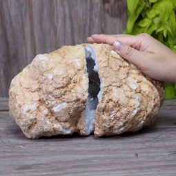 Natural Calcite Geode Pair Set S968 | Himalayan Salt Factory