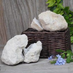 Natural Calcite Geode Pair – 2 Small Geodes Set N461 | Himalayan Salt Factory