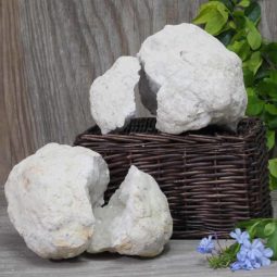Natural Calcite Geode Pair – 2 Small Geodes Set N463 | Himalayan Salt Factory
