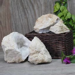 Natural Calcite Geode Pair - 2 Small Geodes Set N472 7 Natural Calcite Geode Pair – 2 Small Geodes Set N472 | Himalayan Salt Factory
