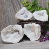 Natural Calcite Geode Pair – 2 Small Geodes Set N476 | Himalayan Salt Factory