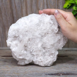 Natural Large Druze Clear Quartz Rough DS780 | Himalayan Salt Factory