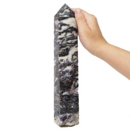 Natural Zebra Agate Terminated Point DS795 | Himalayan Salt Factory