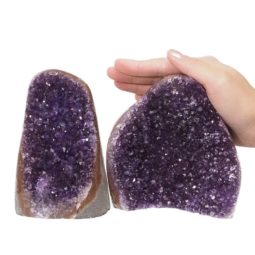 1.93kg Amethyst Polished Crystal Geode Specimen Set 2 Pieces DN127 5 1.93kg Amethyst Polished Crystal Geode Specimen Set 2 Pieces DN127 | Himalayan Salt Factory