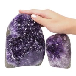 2.18kg Amethyst Polished Crystal Geode Specimen Set 2 Pieces DN126 5 2.18kg Amethyst Polished Crystal Geode Specimen Set 2 Pieces DN126 | Himalayan Salt Factory