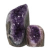 1.92kg Amethyst Polished Crystal Geode Specimen Set 2 Pieces DN137 1 Amethyst Polished Crystal Geode Specimen Set 2 Pieces DN137 | Himalayan Salt Factory